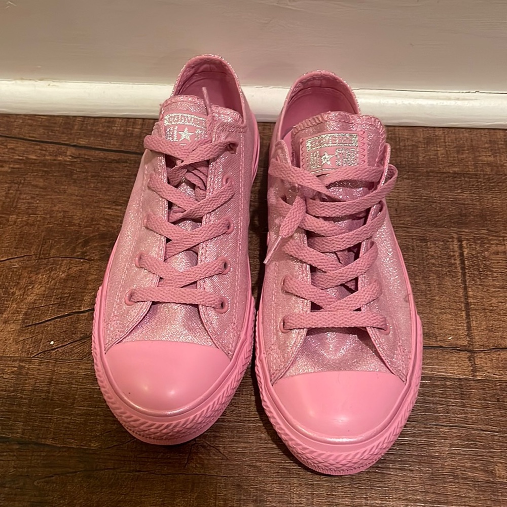 Coverse sparkly pink never worn